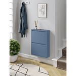 Schoenenkast Bodi 2-vaks Ocean Blue