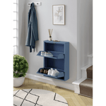 Schoenenkast Bodi 2-vaks Ocean Blue