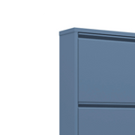 Detail van blauwe Bodi schoenenkast van CEHA HOME