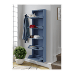 Schoenenkast Bodi 5-vaks Ocean Blue (set van 2)