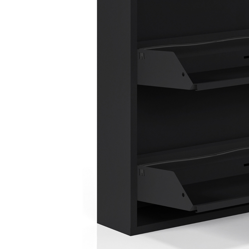 Wastafelonderkast Liverpool 80 cm Houtnerf Zwart Wastafelonderkast Liverpool 80 cm Houtnerf Zwart